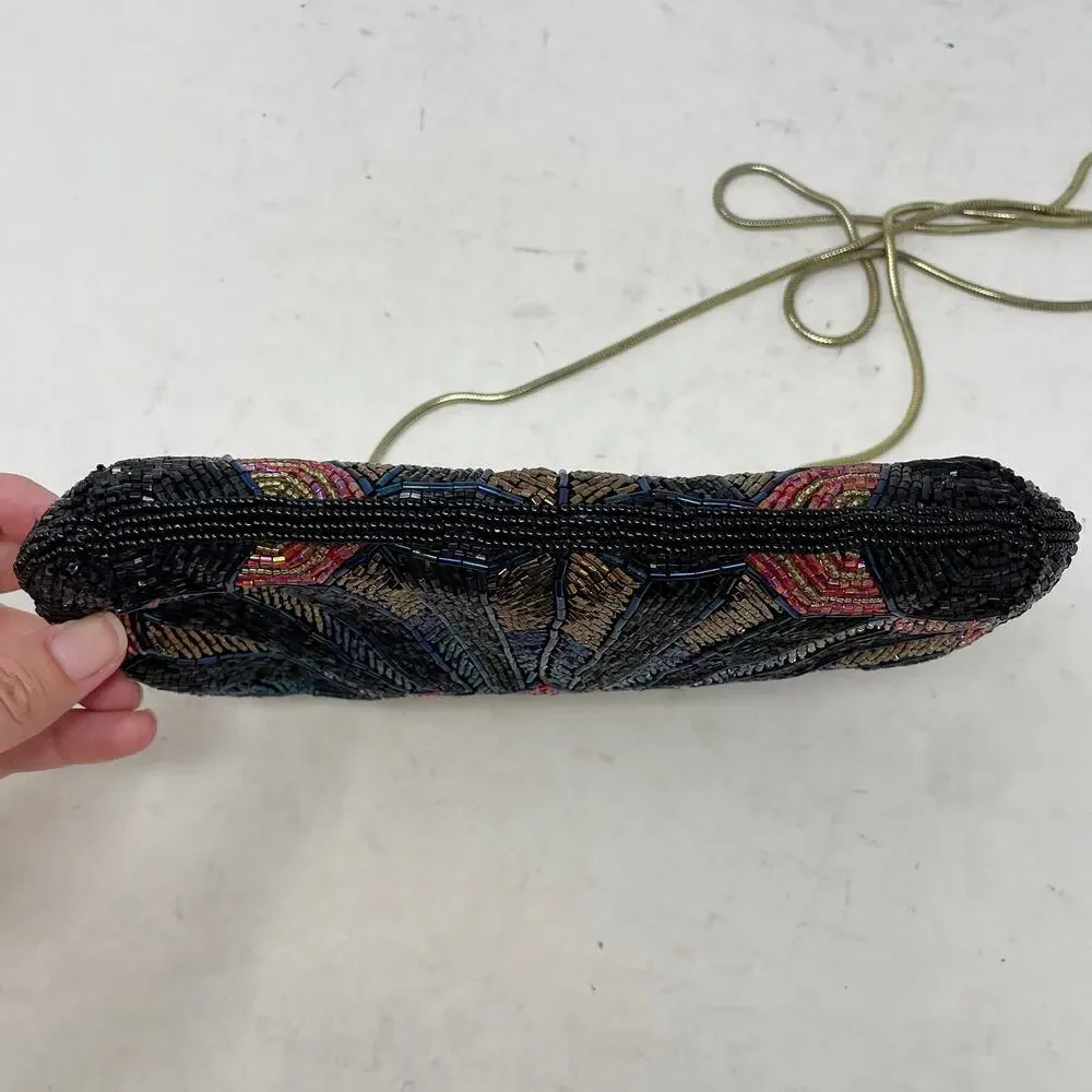 Vintage Studio 18 for La Regale Beaded Purse Shoulder Bag Kisslock